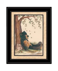 Время сна, автор Мэри Джун, готовая к повеске картина в рамке, черная рамка, 15 x 19 дюймов Trendy Décor 4U, multi