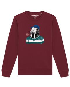 Свитер Watapparel Sweatshirt Walross, бордовый