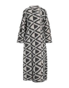 Пальто Giorgio Armani, светло-серый