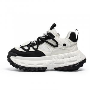 Bull Thunder Мужские низкие кеды бело-черные, цвет White Black