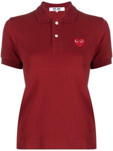 Comme Des Garçons Play футболка-поло с логотипом, красный