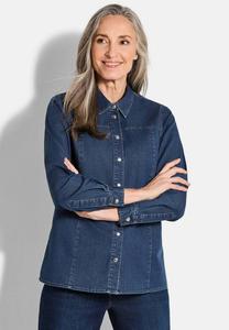 Блуза GOLDNER Button-down blouse, Blue