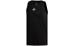 Баскетбольная майка мужская черная Adidas, черный