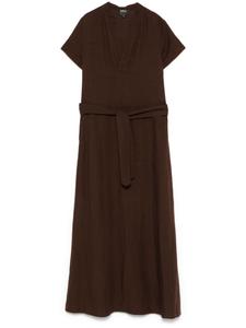 A.P.C. платье миди Annelie, коричневый