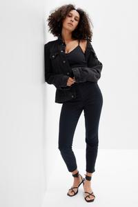 Любимые джеггинсы с высокой талией Gap, черный