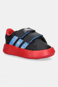 Детские кроссовки Grand Court Spider-Man Adidas, черный