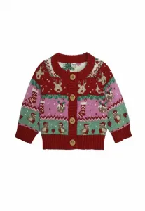 Кардиган прямого кроя Jojo Maman Bébé, Christmas