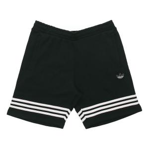 Шорты originals outline short hollow out logo sports shorts black Adidas, черный