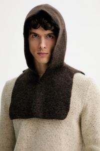 Шерстяная балаклава American Vintage, коричневый