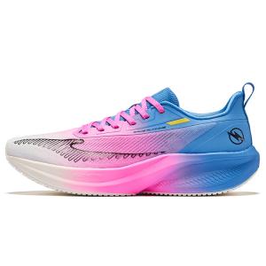 Erke Кроссовки Lightning 4 с амортизацией, противоскользящие, дышащие, низкие, повседневные, мужские, сине-розовые