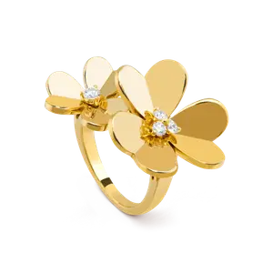 Кольцо Van Cleef & Arpels Frivole Between the Finger, 18-ct желтое золото, бриллиант
