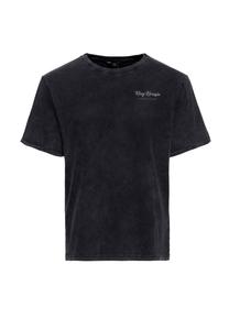 Футболка с принтом и специальной кислотной стиркой kustom kulture King Kerosin, черный