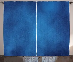 Штора ABAKUHAUS Blue Rustic с принтом грязь в стиле ретро, присборенная тесьма для спальни с петлями и крючками, 280 x 225 см, цвет персидский размытый королевский синий Abakuhaus