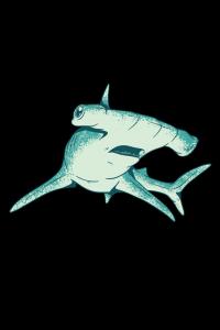 Shark Notebook: Shark Notebook, Dot-Graph Journal or Notebook (6x9 Inches) with 120 Pages (Independently published)