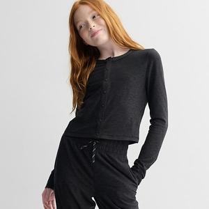 Кардиган для девочек 7-16 лет wander mini Flx, Black Heather Coal