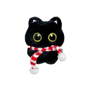 MDH Черный кот, Muddy Coal Ball, Squeaky Charm плюшевый кулон высотой 10 см