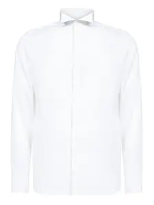 Рубашка с планкой на пуговицах D4.0, белый