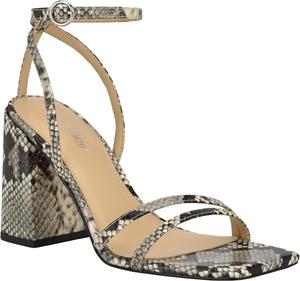 Женские босоножки на каблуке Calvin Klein Sassa, Black Snake 002