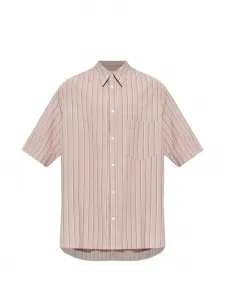 Рубашка Labilio в полоску с нагрудным карманом Isabel Marant, розовый