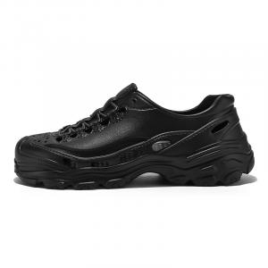 NANJIREN Нескользящие дышащие противоскользящие трекинговые ботинки для речных походов унисекс черные, цвет Black