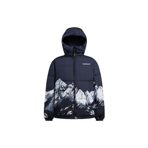 BOSIDENG Модная спортивная коллекция пуховик унисекс, Black Positioning Snow Mountains 9W30