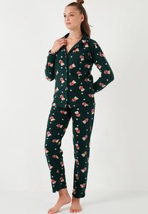 Пижамный комплект SET LELA, зеленый