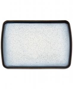 Большое прямоугольное блюдо Halo Denby, цвет black/blue