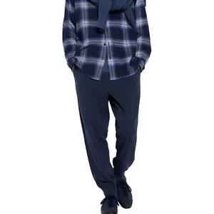 UNIQLO Повседневные брюки унисекс темно-синие