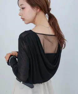 Топ с драпировкой на спине