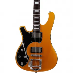 Электрогитара Schecter Guitar Research Stargazer-6 Vibrato для левши, металлический золотой