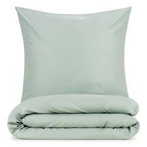 Постельное белье Blumtal Basic 155х220 см и 2 наволочки 80х80 см - пододеяльники из дышащей микрофибры, супермягкий комплект пододеяльников, сертификат Oeko-Tex, 3 предмета - Summer Green