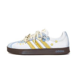 Adidas Neo Кроссовки для скейтбординга VL Court 2.0 Dingdang Shock Absorbers Low Top унисекс, синие и желтые