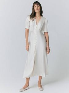 Атласное платье мэдисон Ghost, слоновая кость