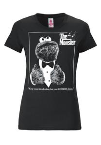 Футболка Logoshirt s Sesamstrasse Krümelmonster Pate, черный