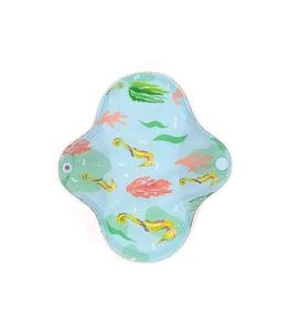 Гигиеническая прокладка многоразовая - ежедневная прокладка, МАЛЕНЬКАЯ - размер S, SEA HORSE, бамбук Pupus