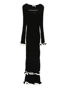 Миди-платье Solani с рюшами Simkhai, черный