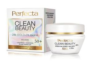 Дневной и ночной крем против морщин 50 мл Perfecta Clean Beauty 50+