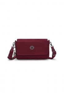 Сумка кросс-боди Kipling Cross body bag, Maroon Tile Jacquard/Dark Red