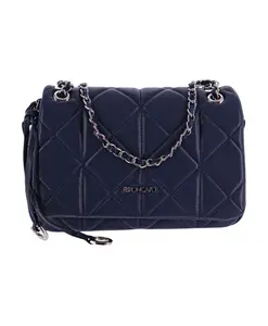 Стеганая женская сумка Roncato, синий