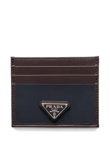 Держатель для карт Peedrock из переработанного нейлона Prada, коричневый