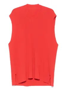 Топ без рукавов Homme Plissé Issey Miyake, красный
