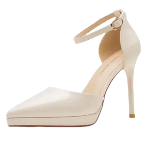 PARK DANCE Женские туфли на высоком каблуке - нюд 7 см, цвет Nude 7cm