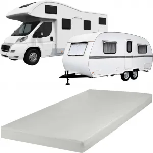 Простыня на резинке "Питтсбург" для караванов, автодомов и лодок, кремово-белая, 90x190 см - 100x200 см REDBEST