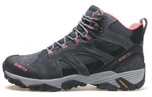 HUMTTO Амортизирующие, противоскользящие и износостойкие высокие кроссовки для отдыха на природе, женские, темно-серые, розовые