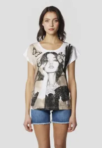 Футболка с принтом Koroshi, Blanco White