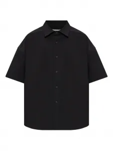 Рубашка с короткими рукавами на пуговицах Entire Studios, черный