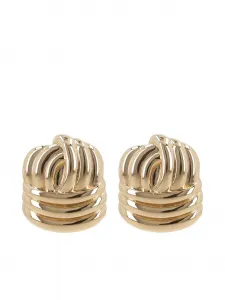 Серьги-узлы Self-Portrait, золотой