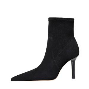 Dunnu Черные женские угги на платформе 9,5 см с меховой подкладкой, цвет Black, Fleece-Lined