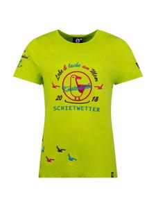 Футболка "Hanni Herzstück" салатового цвета SCHIETWETTER