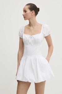 Хлопковое платье Hollister Co., белый